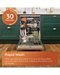 Hotpoint HP2FFC14BN6WUK Freestanding Full Size Dishwasher with Rapid Wash