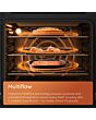 Hotpoint HDE6VDB1 60cm Freestanding Electric Double Oven Cooker with Multiflow