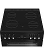 Hotpoint HDE6VDB1 60cm Freestanding Electric Double Oven Cooker with Multiflow
