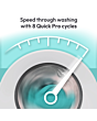 Candy Quick EY 49B8-80 9kg 1400rpm Freestanding Washing Machine - White - A Rated