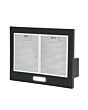 Montpellier MH600BK 60cm Black Chimney Hood