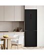 Teknix FFH1865BIX 60cm 70/30 Fridge Freezer Total No Frost with Metal Tech Cooling - Black Steel