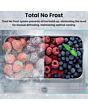 Teknix FFH1865BIX 60cm 70/30 Fridge Freezer Total No Frost with Metal Tech Cooling - Black Steel
