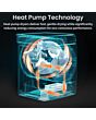 Teknix TK3HP10XS 10kg Heat Pump Tumble Dryer - Titanium