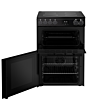 Belling FSA VISION 60Ei 60cm Electric Induction Cooker with Double Oven - Black