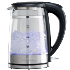 Daewoo SDA2539GE Eco Cool Touch Glass Kettle 3KW 1.5L