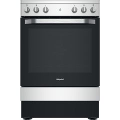 Hotpoint HS67V5KHX Freestanding Electric Cooker - Inox