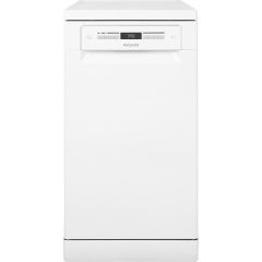 Hotpoint dishwasher: slim, white