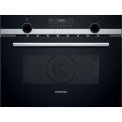 Siemens CM585AGS1B, Built-in microwave oven with hot air