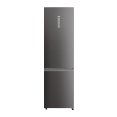 Haier HDPW5620ANPD Fridge Freezer - Platinum Inox - A Rated
