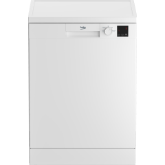Beko DVN04X20W Freestanding Full Size Dishwasher with Low Water Consumption - White