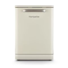 Montpellier MAB1353DC 60cm Retro 13 Place Setting Dishwasher In Cream