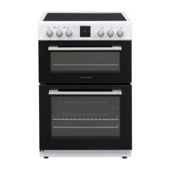 Montpellier MDOC60FW 60cm Ceramic Double Cooker in White