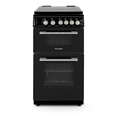 Montpellier MDOG50LK 50cm Double Gas Cooker in Black