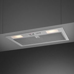 Smeg KI52E3 52cm Canopy Hood, Silver Grey