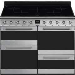 Smeg SYD4110I-1 110cm Symphony Electric Cooker, Eclipse Glass