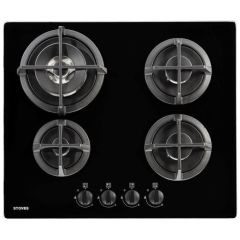 Stoves ST GTG60C Blk 60cm Gas through Glass Hob