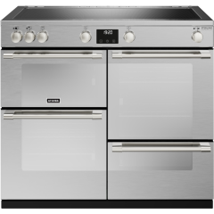 Stoves Sterling Deluxe ST DX STER D1000Ei ZLS SS 100cm Electric Induction (Zoneless) Range Cooker