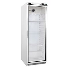 Sterling Pro Cobus SPF400G Single Door White Glass Door Upright Freezer 360 Litres