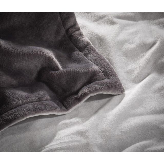 Daewoo HEA1931GE Two Tone Heated Over Throw Blanket 160x120cm