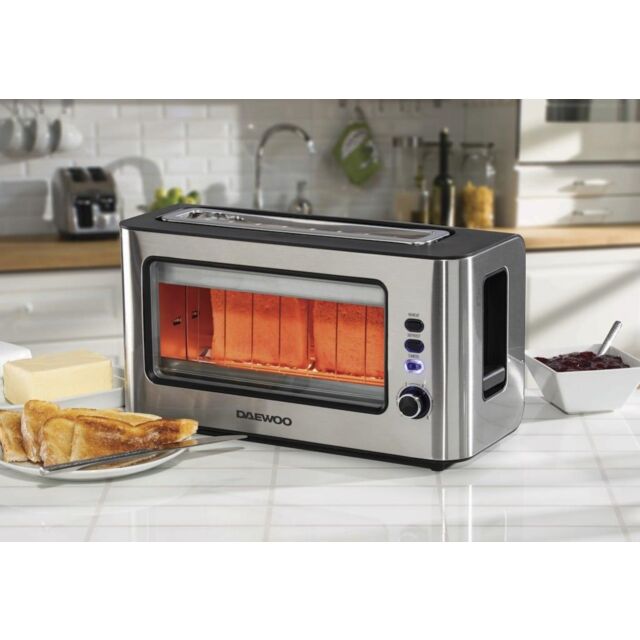 Daewoo SDA1060GE Glass Toaster