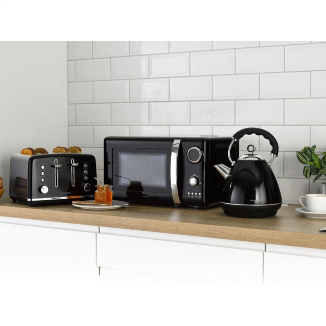 Daewoo SDA1586GE Kensington 4 Slice Toaster - Black