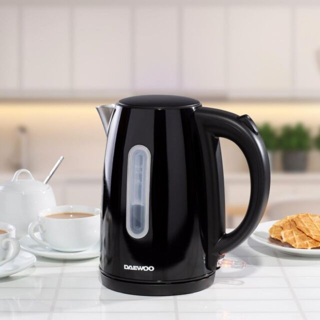 Daewoo SDA1684GE Kensington 1.7L 3KW Black Jug Kettle