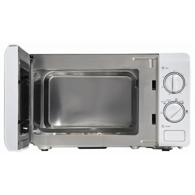 Daewoo SDA2075GE 20L White Microwave Stainless Steel Cavity 800W