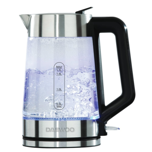 Daewoo SDA2102GE 1.7L 3KW Easy Fill Illuminating Kettle