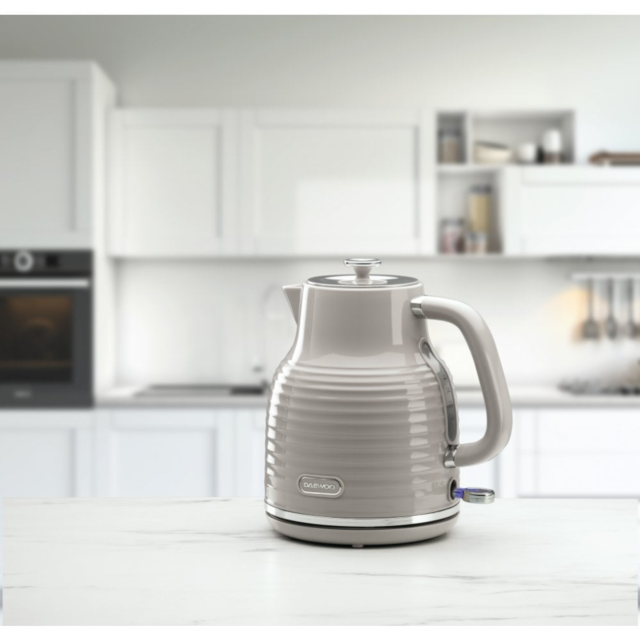 Daewoo SDA2482GE Sienna 1.7L 3KW Jug Kettle Taupe