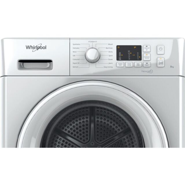 Whirlpool Condenser Tumble Dryer: Freestanding, 8kg - FT CM10 8B UK