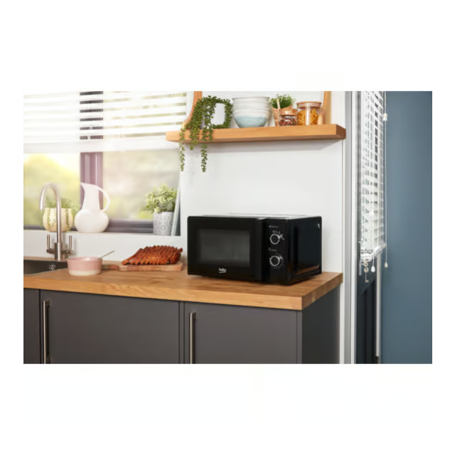 Beko MOC20100BFB 700W 20 Litre Compact Microwave - Black