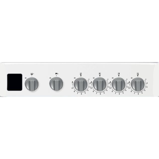 Hotpoint HD5G00CCW/UK Freestanding Double Gas Cooker - White