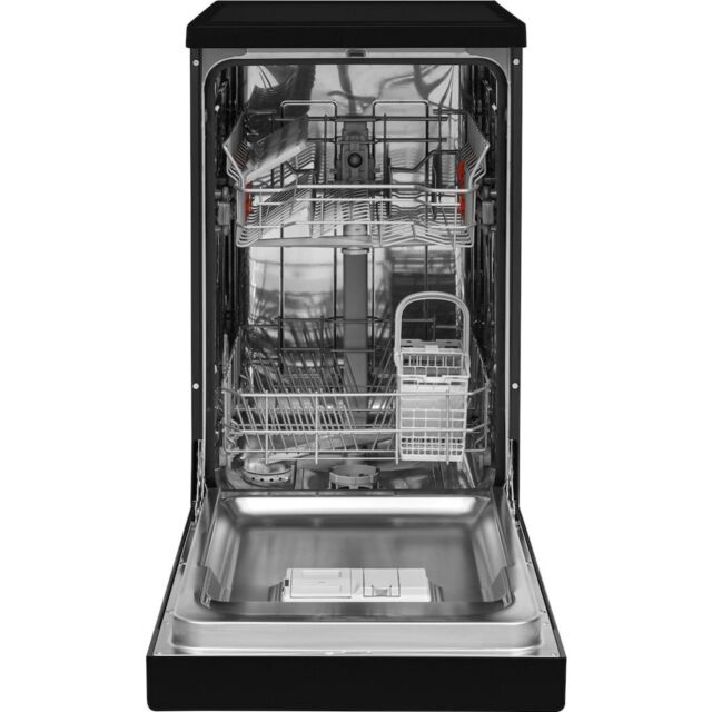 Hotpoint dishwasher: slim, black