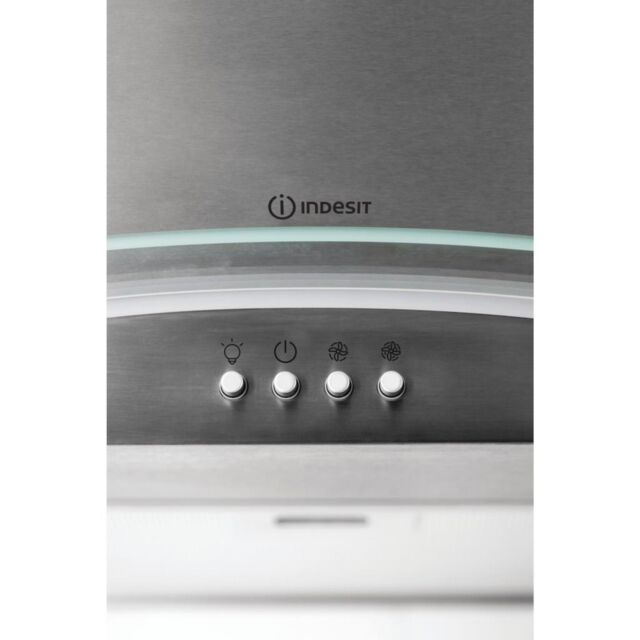 Indesit IHGC 6.5 LM X Cooker Hood - Stainless Steel