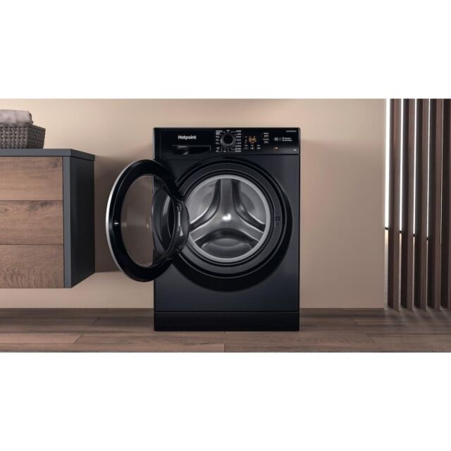 Hotpoint NSWF 944C BS UK N Washing Machine - Black
