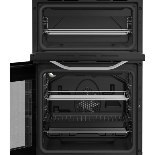 Hotpoint HDE5VDCW 50cm Electric Cooker with Ceramic Hob - White