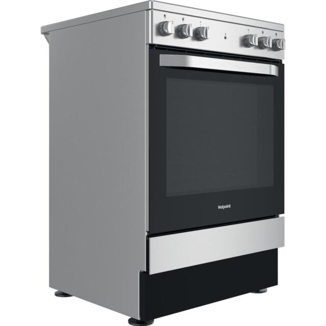 Hotpoint HS67V5KHX Freestanding Electric Cooker - Inox