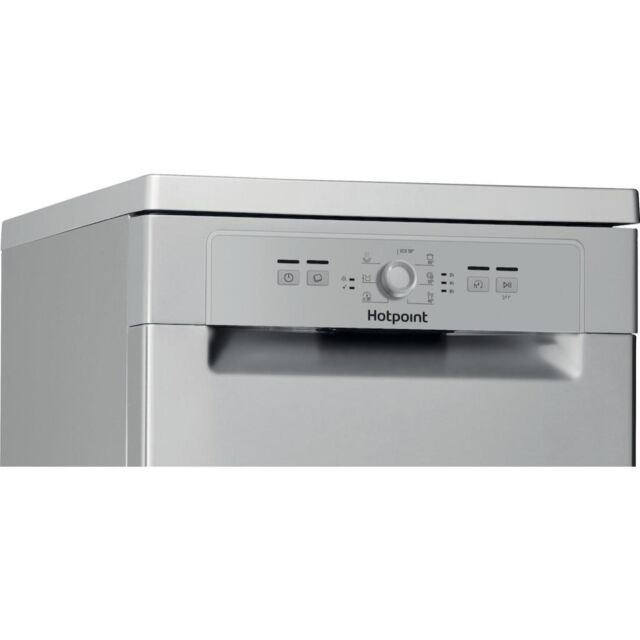 Hotpoint dishwasher: slim, silver