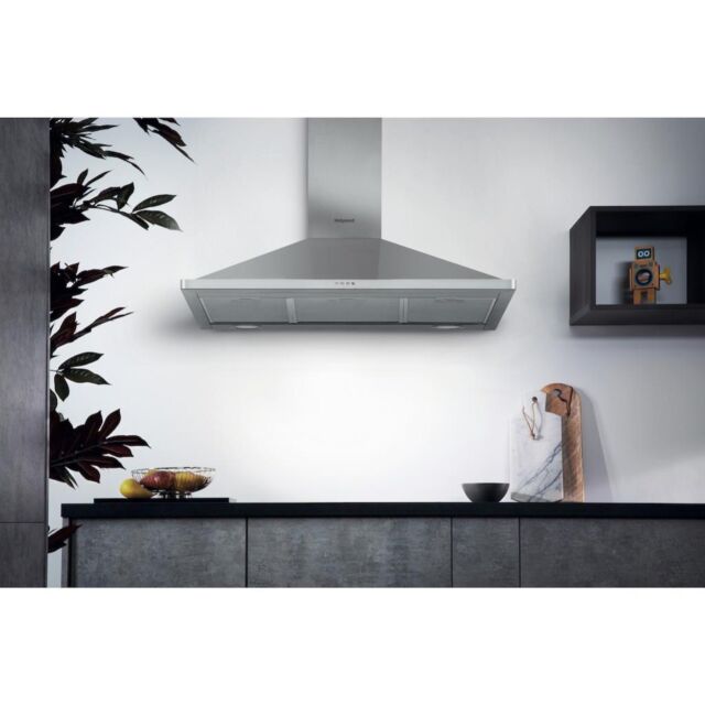 Hotpoint PHPN9.5FLMX Cooker Hood - Stainless Steel