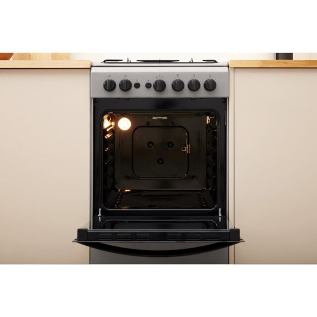 Indesit IS5G1PMSS/UK Cooker - Silver