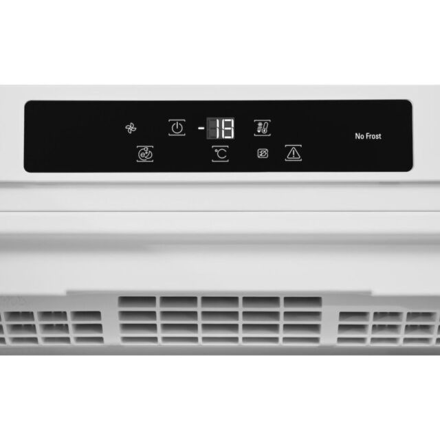 Hotpoint freestanding upright freezer: white