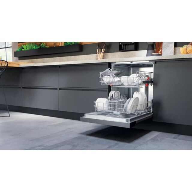 Hotpoint H3B L626 X UK Semi-Integrated Dishwasher - Inox