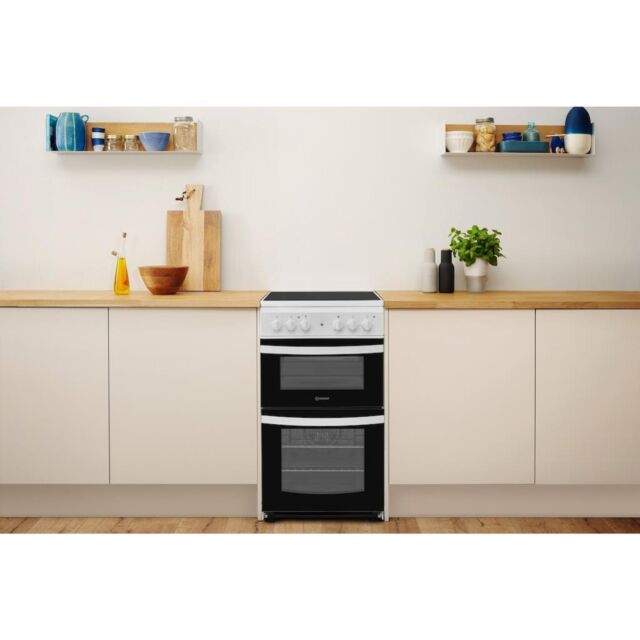 Indesit ID5V92KMW/UK Cooker - White