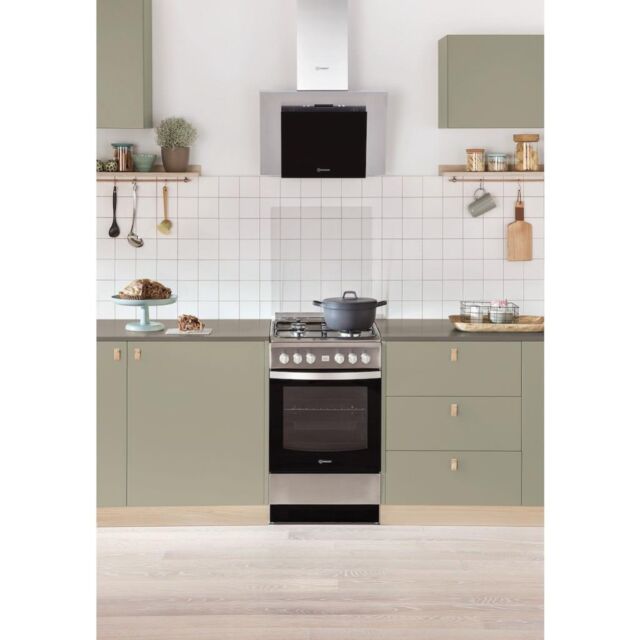 Indesit IHVP 6.4 LL K Cooker Hood - Black