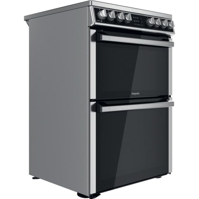 Hotpoint HDM67V8D2CX/UK Electric Double Cooker - Inox