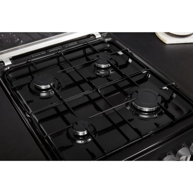 Hotpoint HD5G00CCBK/UK Gas Freestanding 50cm Double Cooker - Black