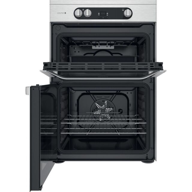 Hotpoint HDM67I9H2CX/UK Double Cooker - Inox