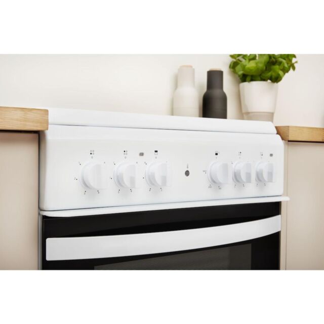 Indesit ID5V92KMW/UK Cooker - White