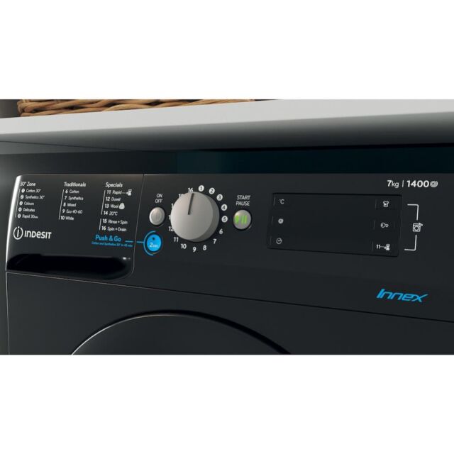 Indesit BWE 71452 K UK N Innex Washing Machine - Black
